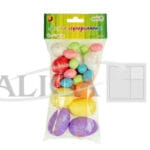 JAJKA STYR KOLOROWE BROKATOWE 25 szt MIX KOLORÓW I WIELKOŚCI WPJ-7477*7477*