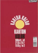 KARTON / PAPIER MIX 10 KOLORÓW A4 160G/100 ARKUSZY*4592*