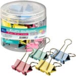 KLIPY BIUROWE KOLOROWE 25mm/48szt GK002-C*1670*