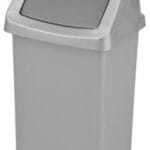 Kosz uchylny CLICK-IT 25L CURVER szary/grafit*0267*