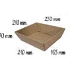 Koszyk prostokątny tekturowy mały*1571*