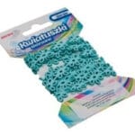 Kwiatuszki skórzany łańcuszek KSL3 niebieski*1485*