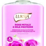 LUKSJA Mydło w płynie z dozownikiem 500 ml PŁATKI RÓŻA&MLEKO*8889*