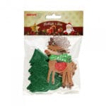 Naklejki z pianki 12szt Renifery PVX28 *3243* - obrazek 2