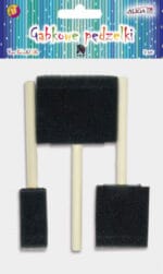 PĘDZELKI GĄBKOWE rozm 2,5cm, 5cm, 7cm, 5cm OP. 3 szt PG-3455*3455*