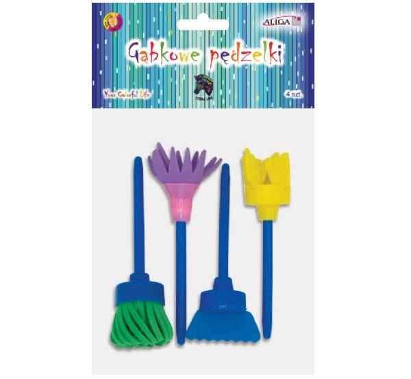 PĘDZELKI GĄBKOWE rozm 40 mm długość 11 cm OP. 4 szt PG-2505*2502* PĘDZELKI GĄBKOWE rozm 40 mm długość 11 cm OP. 4 szt PG-2505*2502* - obrazek 1