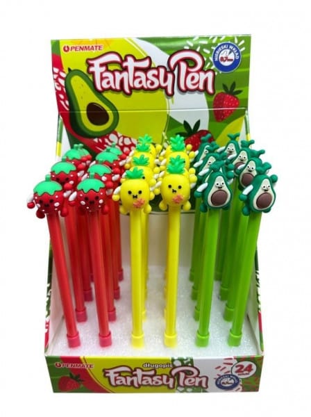 PENMATE DŁUGOPIS FANTAZYJNY FRUIT 0,7 NIEBIESKI WKŁAD*3521*5518* PENMATE DŁUGOPIS FANTAZYJNY FRUIT 0,7 NIEBIESKI WKŁAD*3521*5518* - obrazek 1