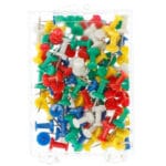 PINEZKA TABLICOWA 100SZT MIX KOLORÓW MF193083*2624*5152*2617*5921*5400*