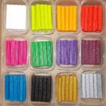 PROMO Plastelina z brokatem 180 szt mix kolorów *0490*