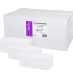 Ręczniki składane ZZ, 100% celuloza, białe, 2-warstwowe, DOTTS, 3000 listków*4225*