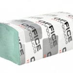 Ręczniki składane ZZ makulat ekon OFFICE PRODUCTS, 1-warst, 4000 listków, 20szt., zielone*5312*