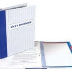 Segregator na akta osobowe z ringiem 2cm ABCDE wym. zew. 315x265x35mm -TAO/ FILE/3.5