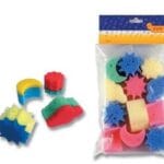 Stemple z gąbki 16 szt. Opakowanie 33x19x4cm *6231*