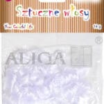 Sztuczne włosy w kolorze białym 14g *7707*