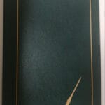 Teczka do podpisu Warta. Format A4. Blok z kartonu białego zawiera 10 kart z otworami. *4252*