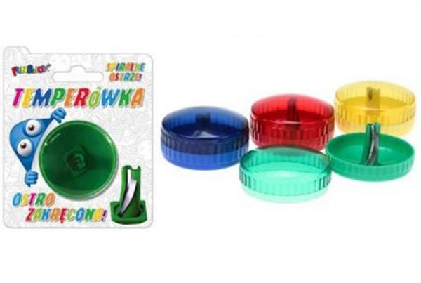 Temperówka spiralna pojedyncza z pojemnikiem *0799** Temperówka spiralna pojedyncza z pojemnikiem *0799** - obrazek 1