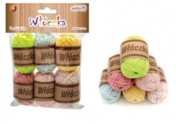 Włóczka 38m mix 6 kolorów WL-9410, WL-9427 *9410*9427* Włóczka 38m mix 6 kolorów WL-9410, WL-9427 *9410*9427* - obrazek 1