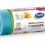 Worki na śmieci z uszami wytrzymałe 35L 30szt. niebieskiE (HD-LD) STELLA * 9718*