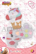 Zestaw pudrowy ZP-2456 6 cieni, 3 szminki, 1 pędzelek, 1 lakier do paznokci *2456*