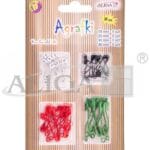 AGRAFKI MIX KOLORÓW 36 szt (18,20,30,36mm po 9szt) AGR-6028