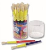 Pędzle szkolne z naturalnego włosia 20 szt w pudełku *6668*