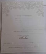 PROMO ZAPROSZENIE ŚLUBNE 5 SZT DO RĘCZNEGO UZUPENIENIA PMZ*8986*6286* - obrazek 2