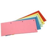 Przekładki kartonowe 1/3 A4 DOTTS mix 100 szt*1393*