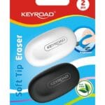 Gumka do ścierania KEYROAD Soft Tip, 2 szt., blister, mix kolorów