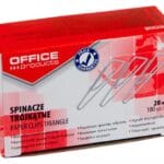 Spinacze trójkątne OFFICE PRODUCTS, 28mm, 100szt., srebrne