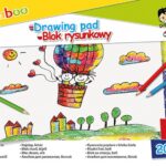 Blok rysunkowy GIMBOO, A4, 20 kart., 70gsm, biały