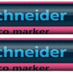 Marker kredowy SCHNEIDER Maxx 265 Deco, okrągły, 2-3mm, zawieszka, różowy