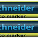 Marker kredowy SCHNEIDER Maxx 265 Deco, okrągły, 2-3mm, zawieszka, żółty