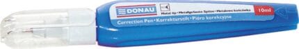 Korektor w piórze DONAU, metalowa końcówka, 10ml (opakowanie 12 szt.)