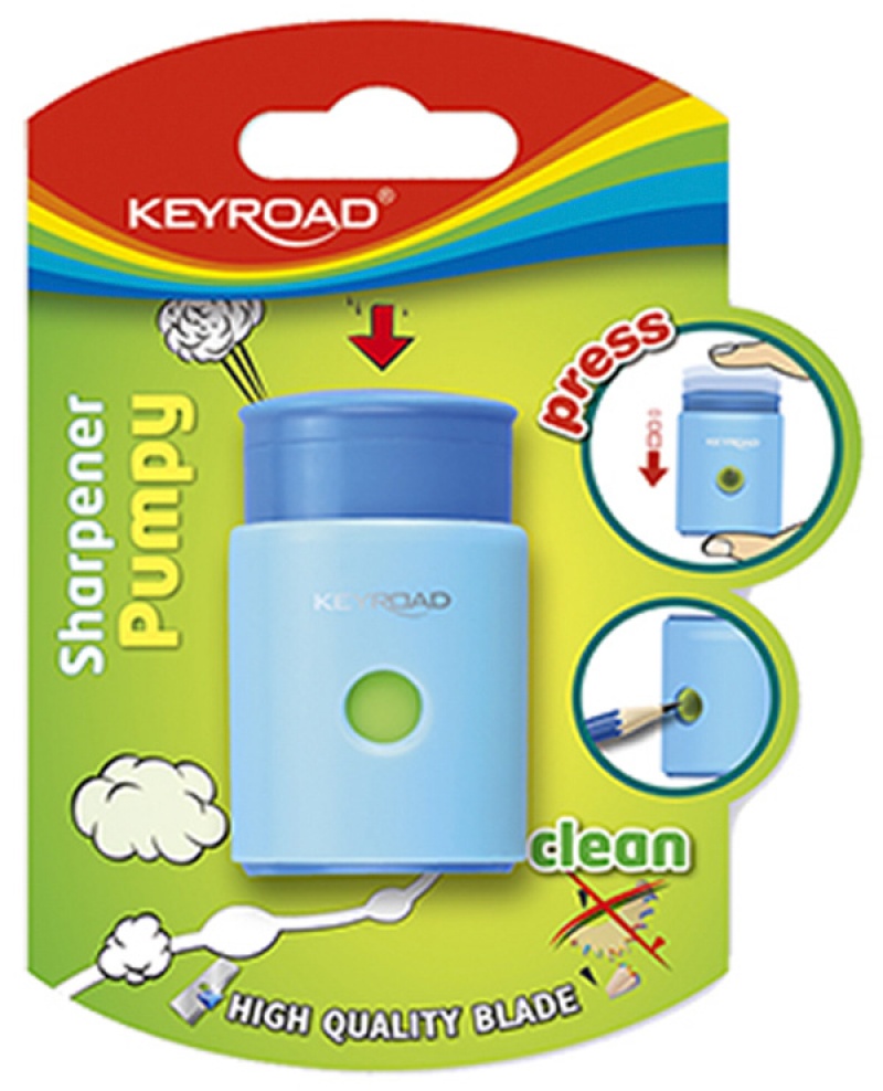 104340-68105-temperowka_keyroad_pumpy_up_plastikowa_pojedy-800w Temperówka KEYROAD Pumpy-Up, plastikowa, pojedyncza, blister, mix kolorów - obrazek 1