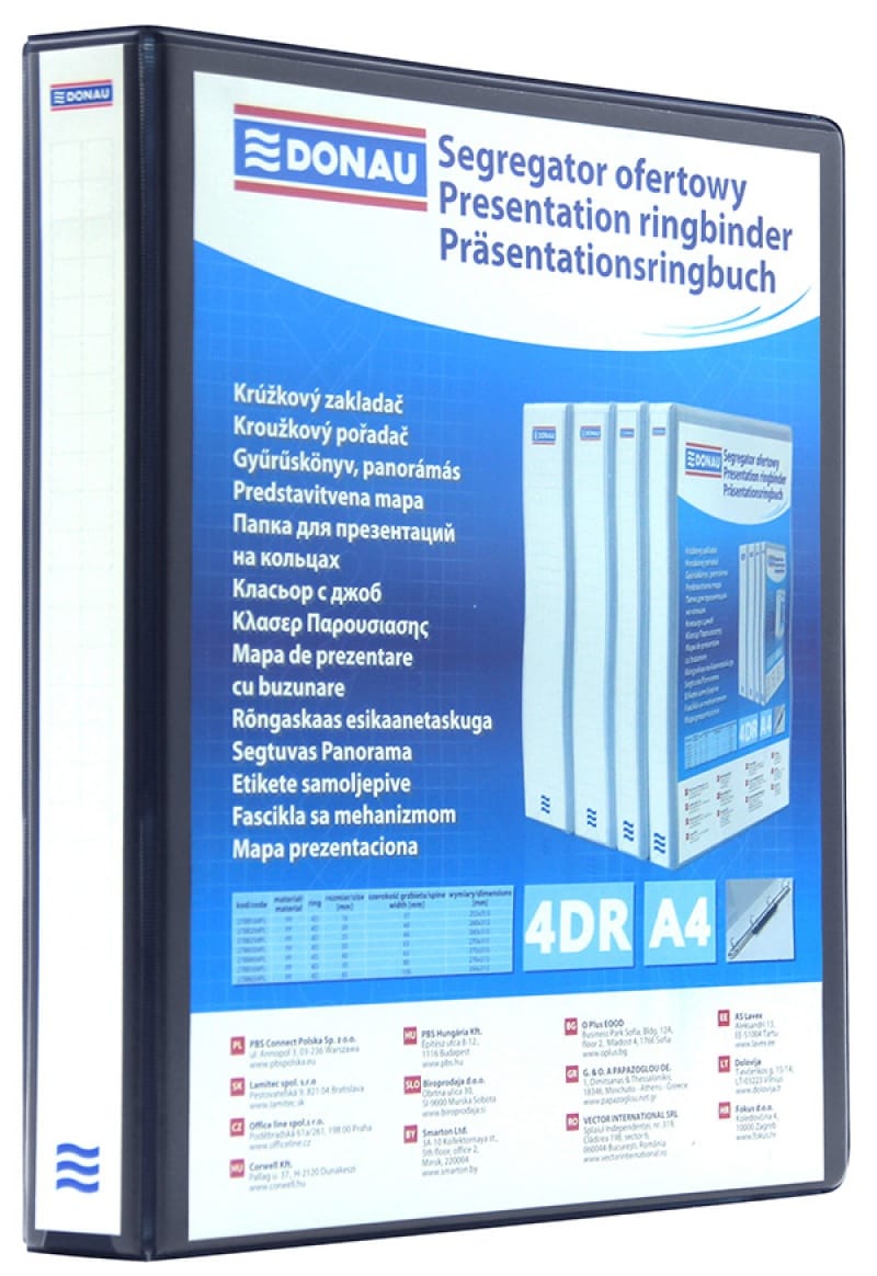 108433-70028-segregator_ofertowy_donau_pp_a4_4rd_65_czarny-800w Segregator ofertowy DONAU, PP, A4/4RD/65, czarny - obrazek 1
