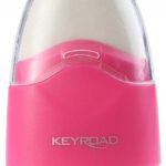 Temperówka KEYROAD Navy, plastikowa, pojedyncza, z gumką, pakowane na displayu, mix kolorów (opakowanie 36 szt.)