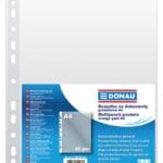 Koszulki na dokumenty DONAU, PP, A4, groszkowe, 40mikr., 25szt.