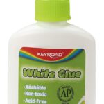 Klej biały KEYROAD, 60g, pakowany na displayu (opakowanie 24 szt.)