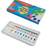 Farby tempera KEYROAD, 12x12ml, 12 kolorów