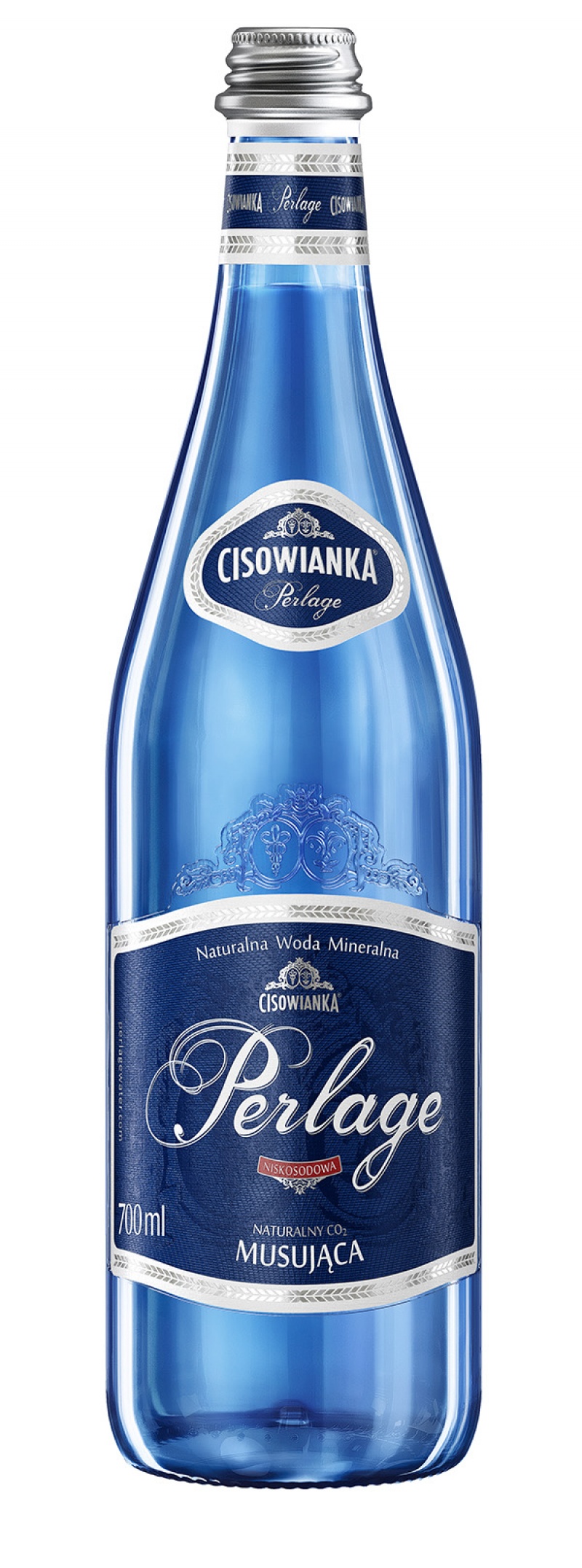 112031-71895-woda_cisowianka_perlage_musujaca_butelka_szkl-800w Woda CISOWIANKA Perlage, musująca, butelka szklana, 0,7l (opakowanie 12 szt.) - obrazek 1