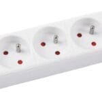 Przedłużacz OFFICE PRODUCTS, 5 gniazd, 3m, z uziemieniem, biały