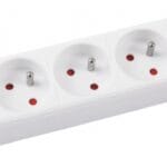 Przedłużacz OFFICE PRODUCTS, 5 gniazd, 5m, z uziemieniem, biały