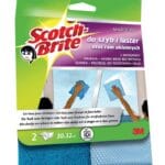 Ścierka z mikrofibry SCOTCH BRITE™ do szyb i luster, 2szt., ciemno/jasnoniebieskie