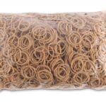 Gumki recepturki OFFICE PRODUCTS, średnica 25mm, 1,5x1,5mm, 60% kauczuku, 1000g, zgrzewka, naturalne