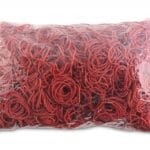 Gumki recepturki OFFICE PRODUCTS, średnica 30mm, 1,5x1,5mm, 60% kauczuku, 1000g, zgrzewka, czerwone