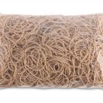 Gumki recepturki OFFICE PRODUCTS, średnica 50mm, 1,5x1,5mm, 60% kauczuku, 1000g, zgrzewka, naturalne