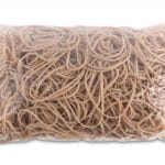 Gumki recepturki OFFICE PRODUCTS, średnica 80mm, 1,5x3mm, 60% kauczuku, 1000g, zgrzewka, naturalne