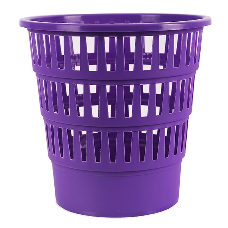 112459-72482-kosz_na_smieci_office_products_azurowy_16l_fi-800w Kosz na śmieci OFFICE PRODUCTS, ażurowy, 16l, fioletowy - obrazek 1