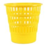 Kosz na śmieci OFFICE PRODUCTS, ażurowy, 16l, żółty