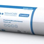 Rolka medyczna celulozowa VELVET Professional, 2-warstwowa, 9 szt., biały